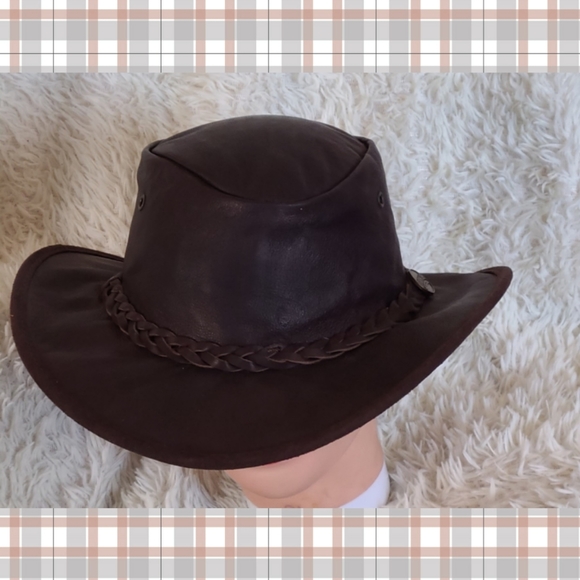 BARMAH Other - BARMAH 1019 BROWN SUNDOWNER KANGAROO HAT